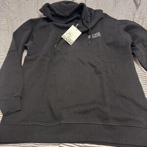 NWT Ganni Oversized Isoli Black Hoodie Sweatshirt XXS/XS T2923